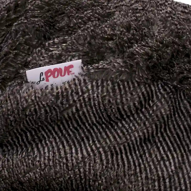 Pouf d'hiver en fausse fourrure Greyrock Modern Glam par Christopher Knight Home