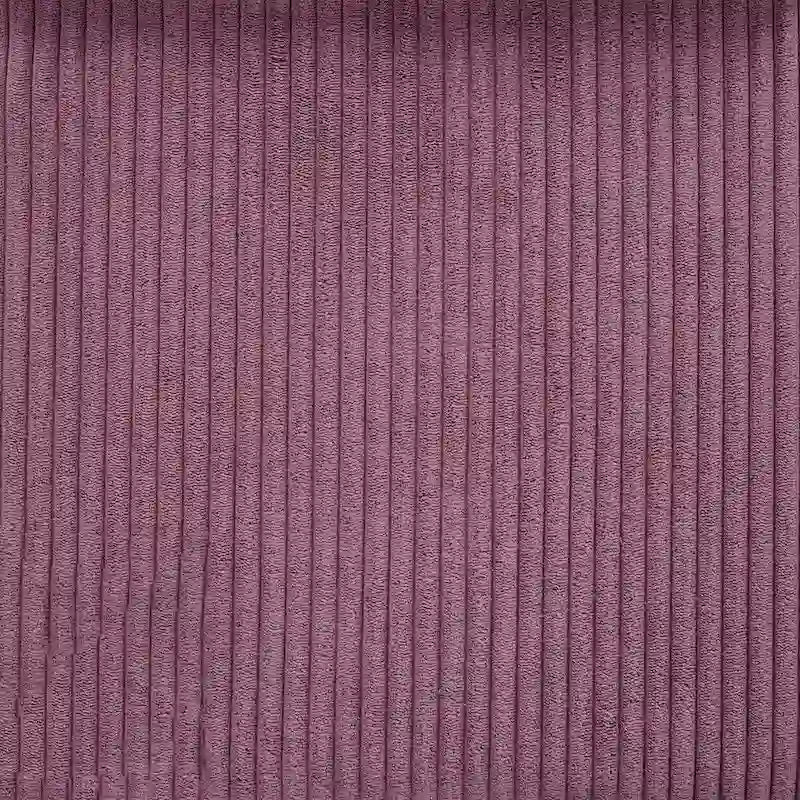 Grand pouf/ottoman rond en velours côtelé Sorra Home pour intérieur