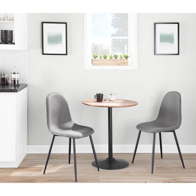 Table à manger, de comptoir ou de bar réglable Stone en métal et bois