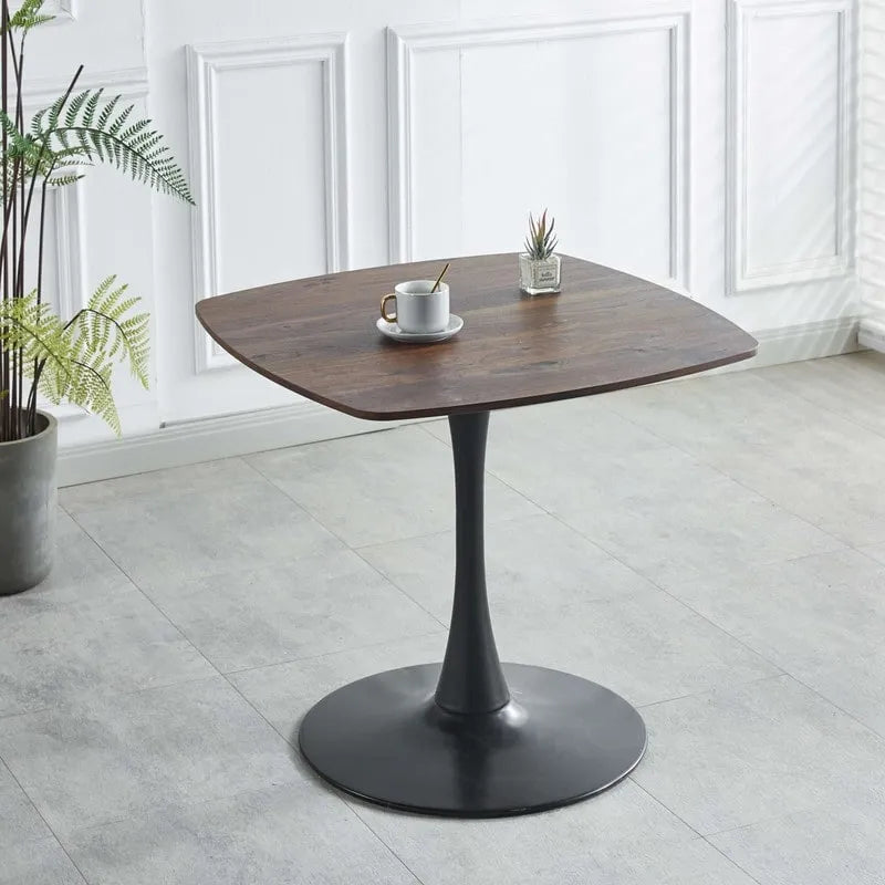 31,5 Table de salle à manger spéciale avec pied rond pour 2-4 personnes