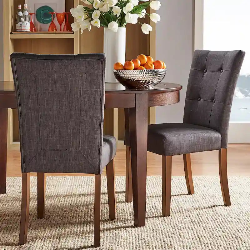 Chaises de salle à manger rembourrées Hutton (lot de 2) par iNSPIRE Q Classic