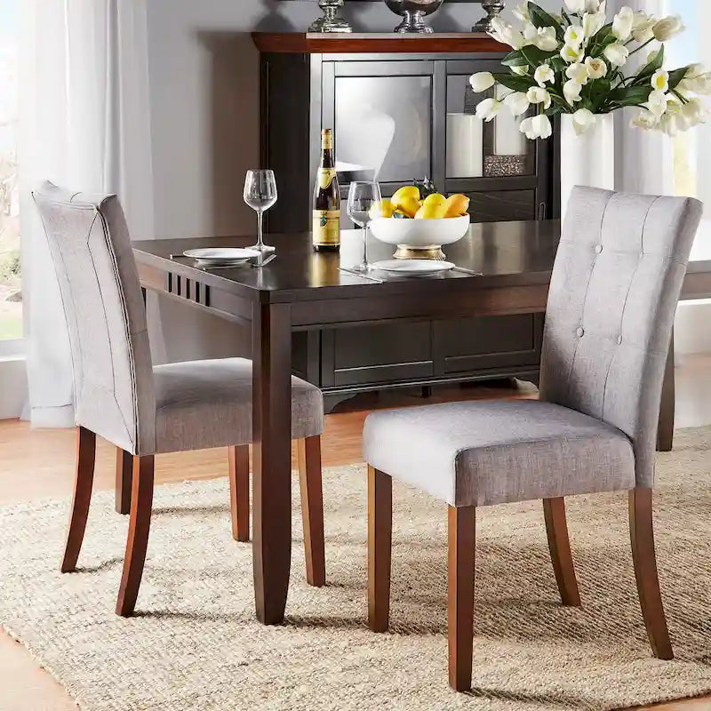 Chaises de salle à manger rembourrées Hutton (lot de 2) par iNSPIRE Q Classic