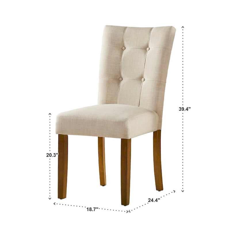 Chaises de salle à manger rembourrées Hutton (lot de 2) par iNSPIRE Q Classic