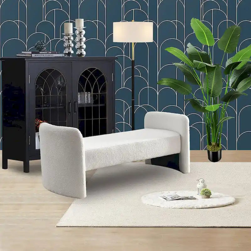 Banc moderne pour le pied de lit