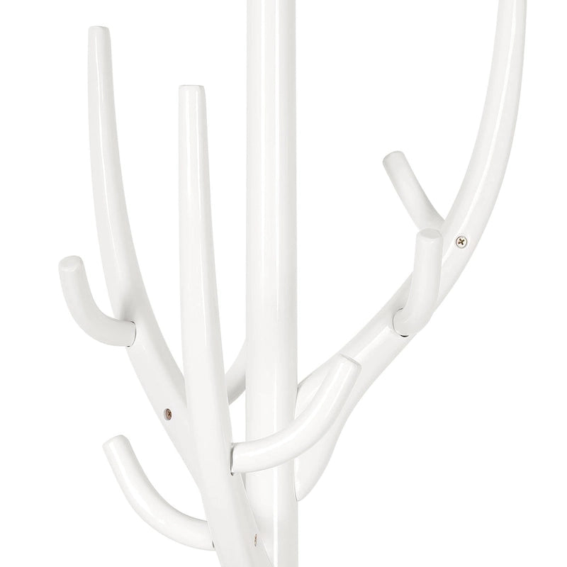 Porte-manteau sur pied en bois d'hévéa avec branches ajustables – 42 cm (diam.) x 182 cm (H)