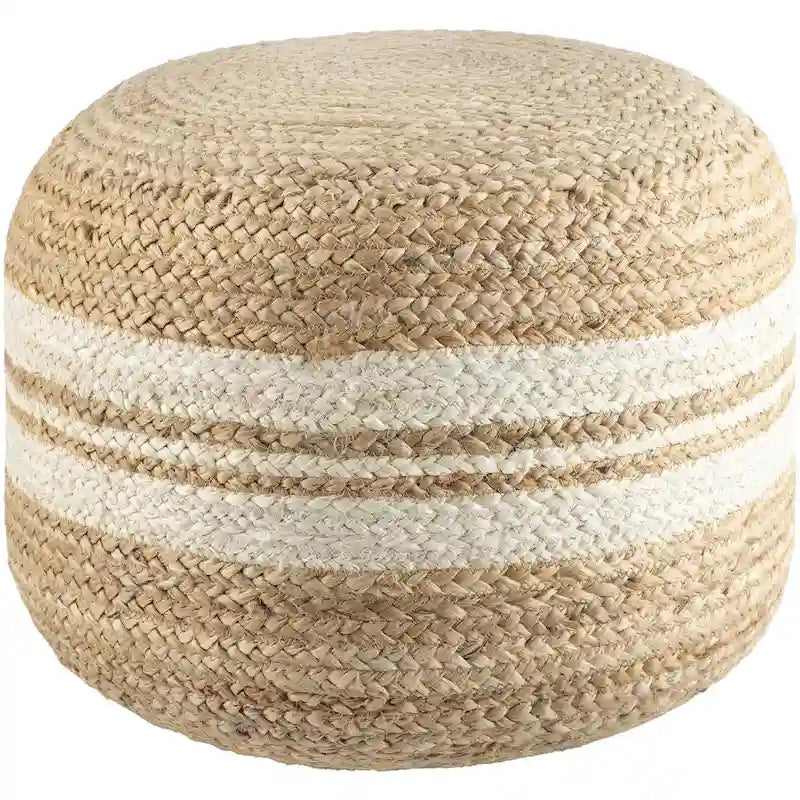 Pouf rayé Livabliss Mallows Farmhouse