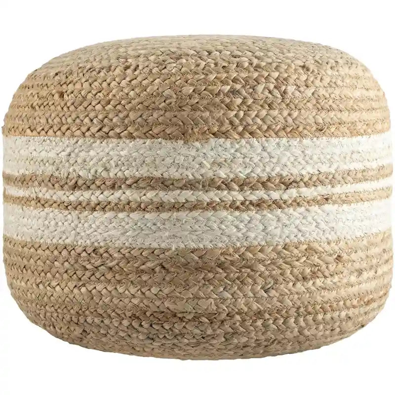 Pouf rayé Livabliss Mallows Farmhouse