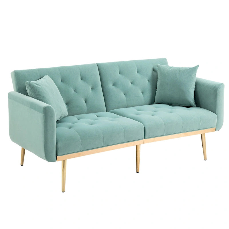 Canapé d'appoint modulaire avec pieds en métal - 30,31 x 30,71 x 65,36