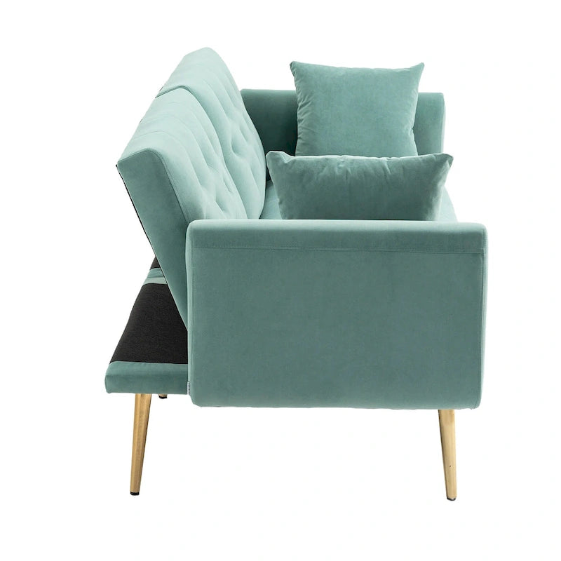 Canapé d'appoint modulaire avec pieds en métal - 30,31 x 30,71 x 65,36
