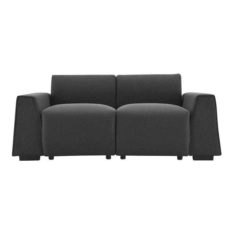 [VIDEO fourni] [Nouveau] Canapé moderne en tissu de lin 71*35,5, canapé 2-3 places élégant et minimaliste, facile à installer, exquise causeuse