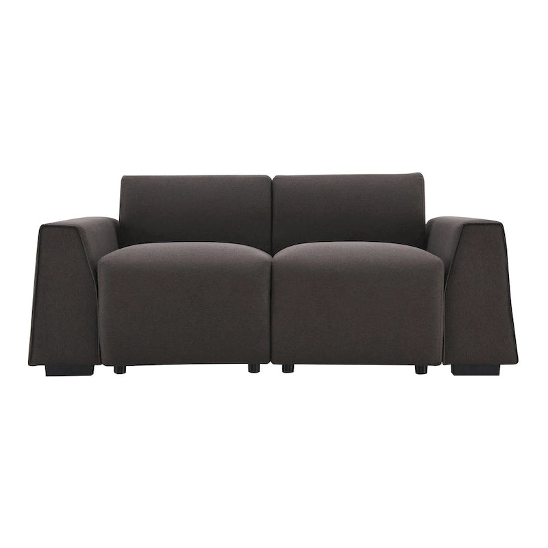 [VIDEO fourni] [Nouveau] Canapé moderne en tissu de lin 71*35,5, canapé 2-3 places élégant et minimaliste, facile à installer, exquise causeuse