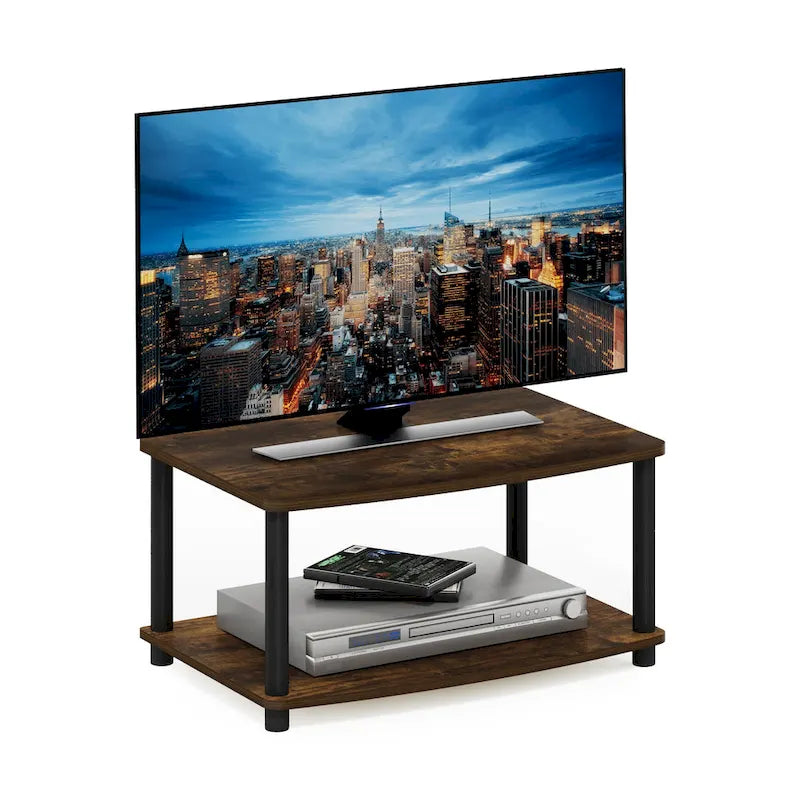Meubles TV surélevés Furinno Turn-N-Tube sans outils à 2 niveaux