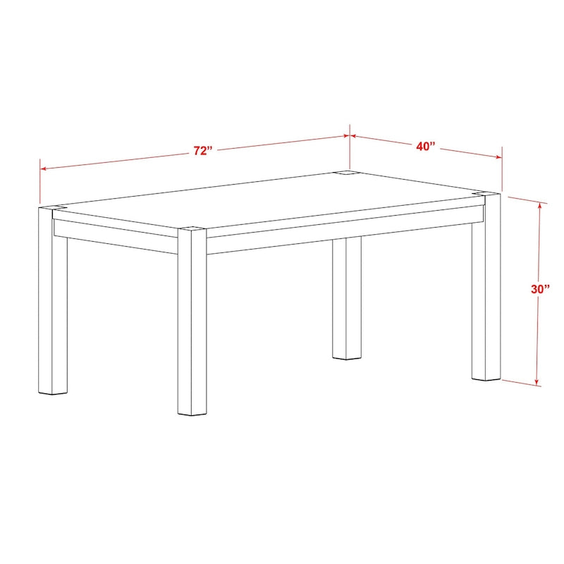 East West Furniture Ensemble de salle à manger – Une table de cuisine en bois et 4 chaises de salle à manger en tissu de lin Doeskin, Naturel (Options de pièces)