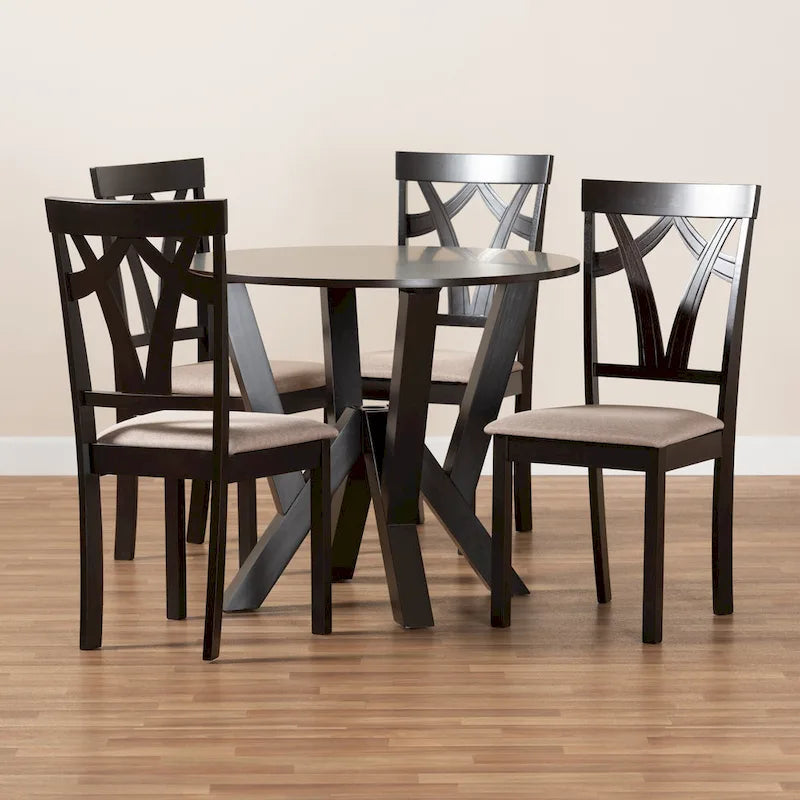 Ensemble de salle à manger Reagan 5 pièces moderne et contemporain