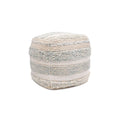 Pasargad Home Grandcanyon Pouf tressé en coton, 20 beige