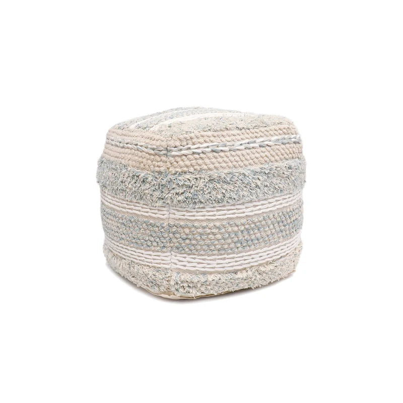 Pasargad Home Grandcanyon Pouf tressé en coton, 20 beige