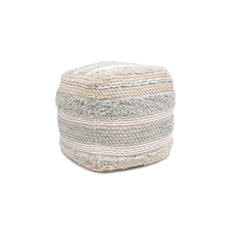Pasargad Home Grandcanyon Pouf tressé en coton, 20 beige