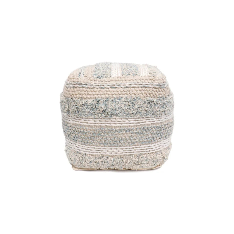 Pasargad Home Grandcanyon Pouf tressé en coton, 20 beige