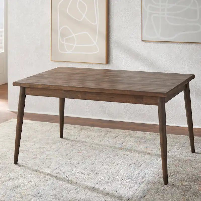 Table de salle à manger Mid-Century Simple Living Element - Noyer