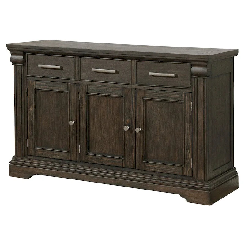 Le buffet de ferme espresso The Gray Barn Ruddy Road de 60 pouces