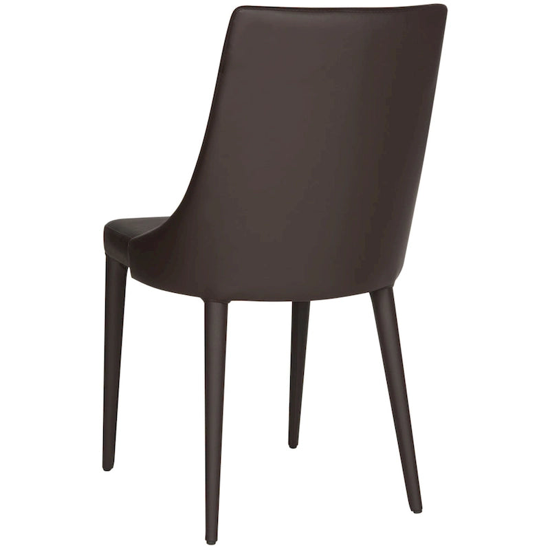 SAFAVIEH Socorro Chaise de salle à manger blanche de style moderne du milieu du siècle (lot de 2) - 23,6 x 19,6 x 35,5 - 24Lx20Px36H