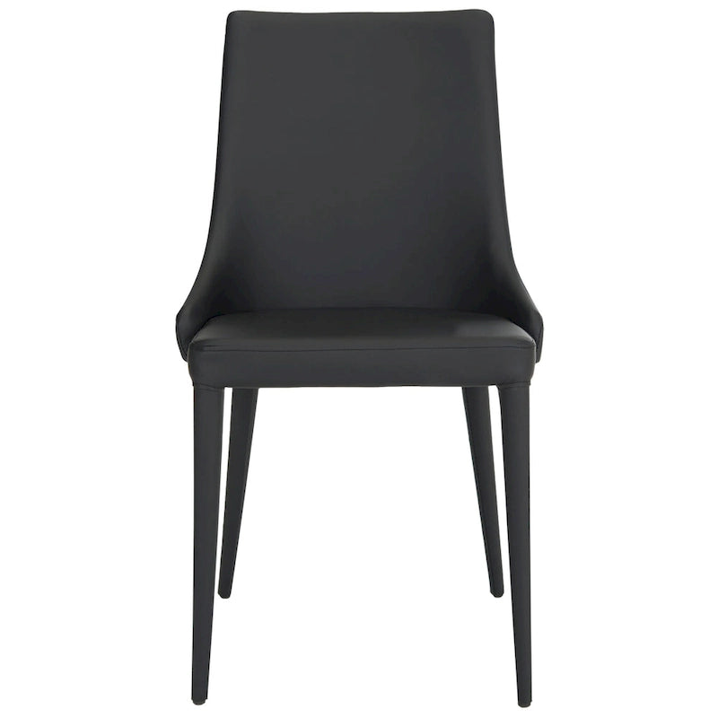 SAFAVIEH Socorro Chaise de salle à manger blanche de style moderne du milieu du siècle (lot de 2) - 23,6 x 19,6 x 35,5 - 24Lx20Px36H