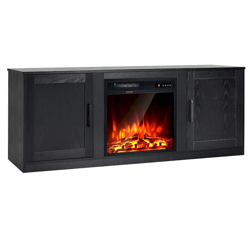 Meuble TV Costway 58" avec cheminée électrique 18"
