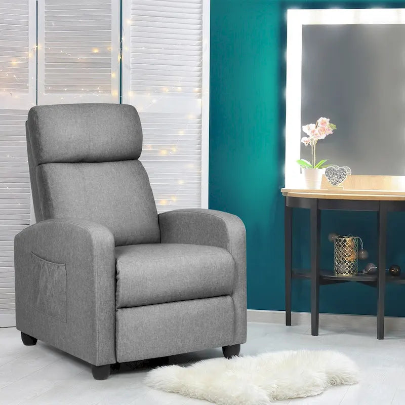 Fauteuil inclinable massant, canapé simple ergonomique réglable et rembourré