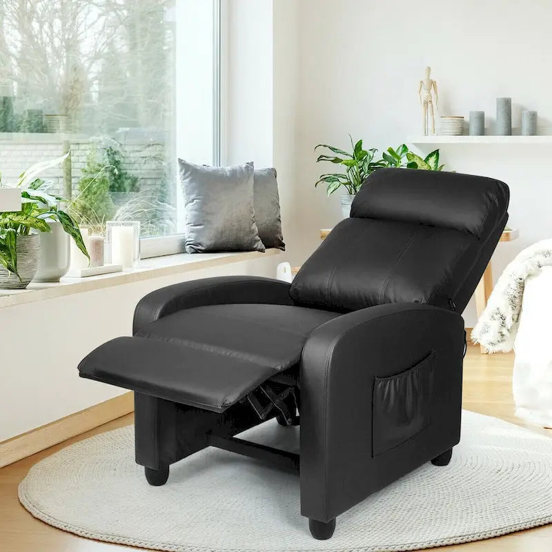 Fauteuil inclinable massant, canapé simple ergonomique réglable et rembourré