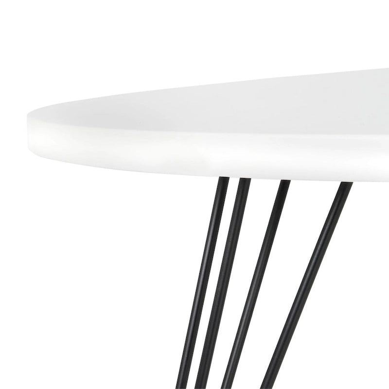 Table basse SAFAVIEH Louann finition chêne/noir - 44 x 31.5 x 15.6 - 44x32x16H