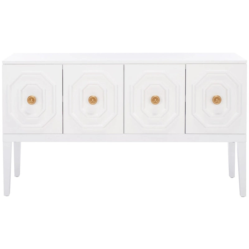 Buffet Chelsie 3 portes 2 étagères SAFAVIEH - 54 L x 14 P x 30 H - 54Lx14Px30H