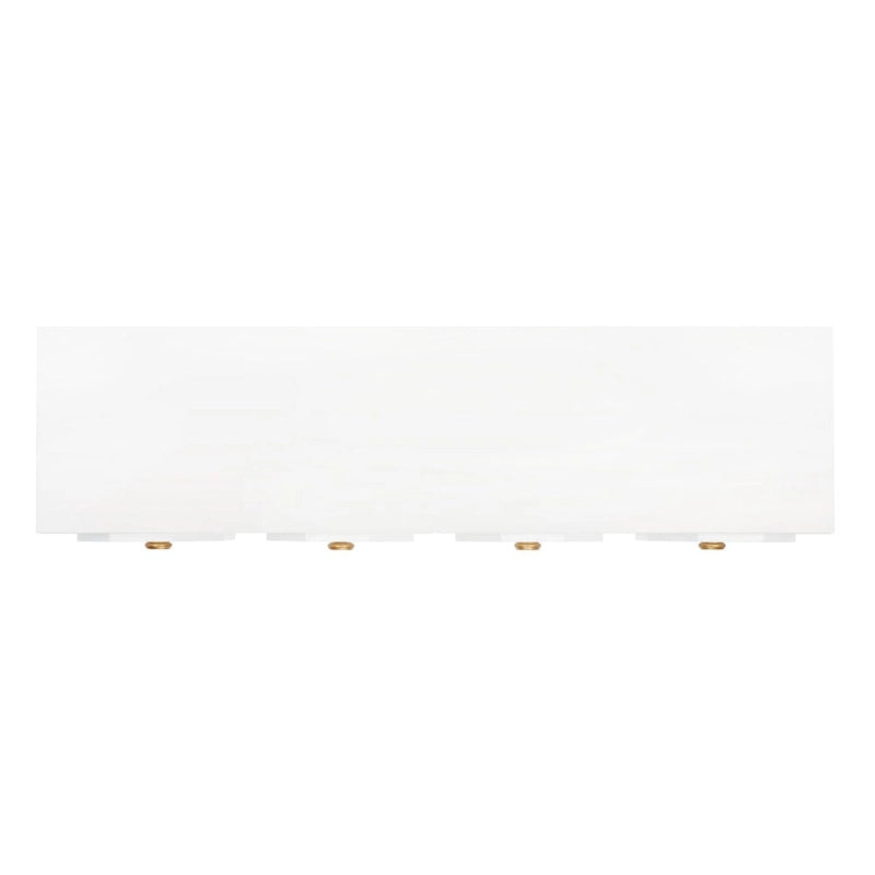 Buffet Chelsie 3 portes 2 étagères SAFAVIEH - 54 L x 14 P x 30 H - 54Lx14Px30H