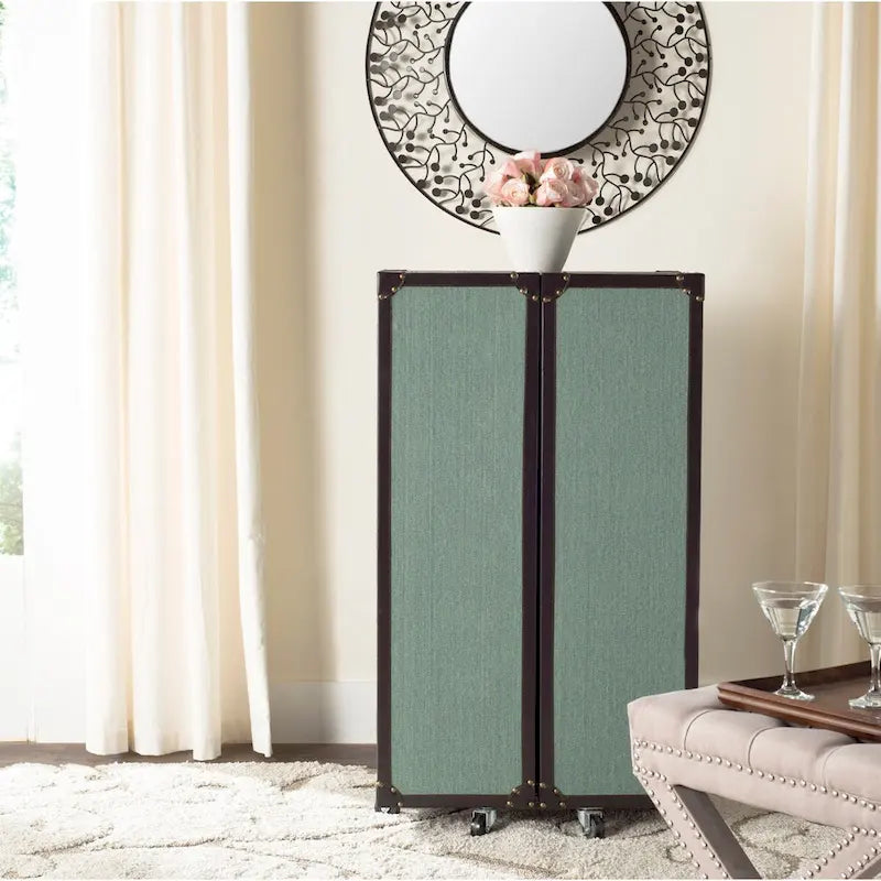 Meuble de bar de rangement Safavieh Krista Beige - 23,6 x 17,7 x 42,1 - 24Lx18Px42H