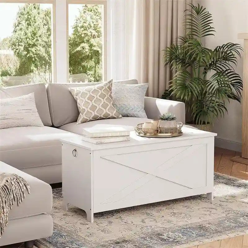 Banc de rangement d'entrée robuste - 15,7P x 39,4L x 18,9H