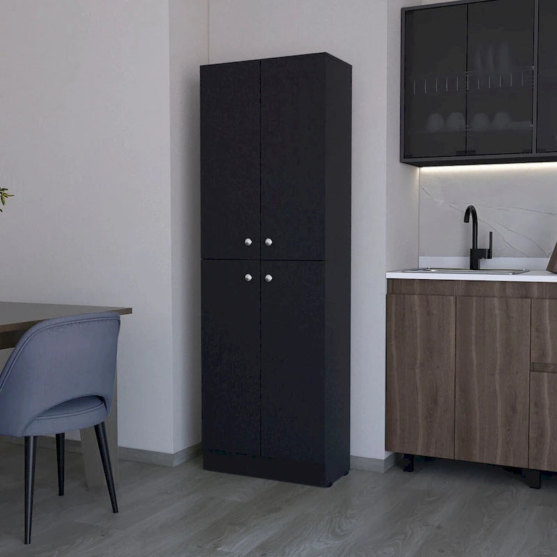 Meuble de rangement Cameron avec 4 portes et 5 étagères dissimulées - S/O