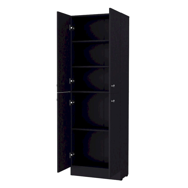 Meuble de rangement Cameron avec 4 portes et 5 étagères dissimulées - S/O