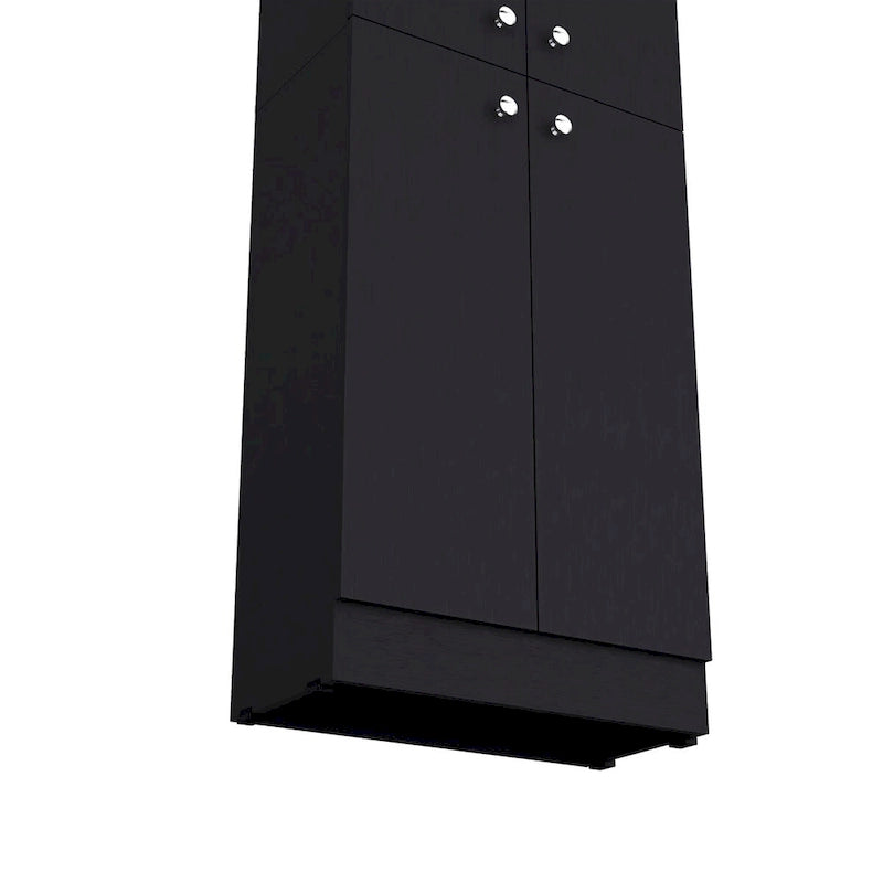Meuble de rangement Cameron avec 4 portes et 5 étagères dissimulées - S/O