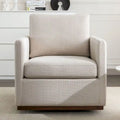 Fauteuil pivotant d'appoint moderne du milieu du siècle pour salon