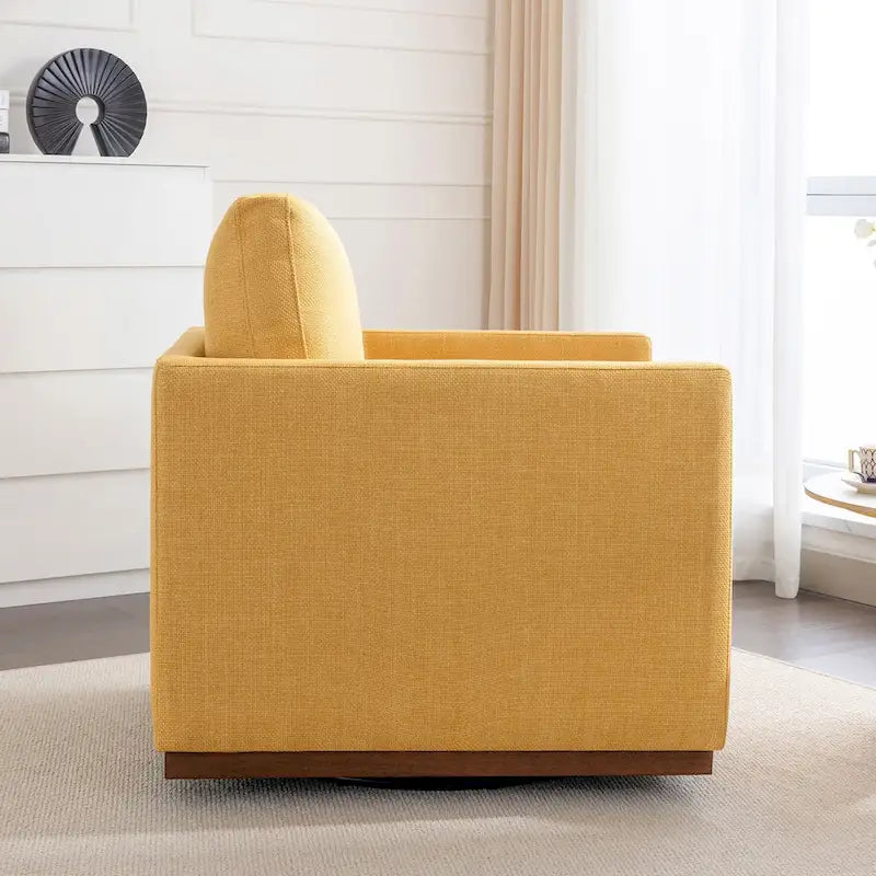 Fauteuil pivotant d'appoint moderne du milieu du siècle pour salon