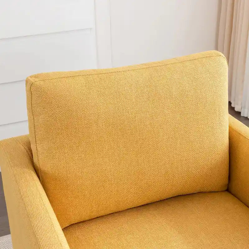 Fauteuil pivotant d'appoint moderne du milieu du siècle pour salon