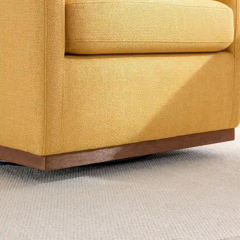 Fauteuil pivotant d'appoint moderne du milieu du siècle pour salon
