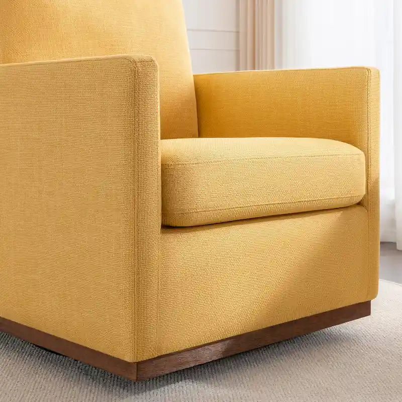Fauteuil pivotant d'appoint moderne du milieu du siècle pour salon