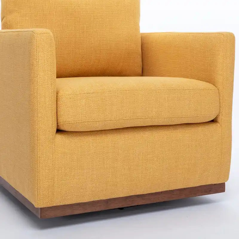 Fauteuil pivotant d'appoint moderne du milieu du siècle pour salon