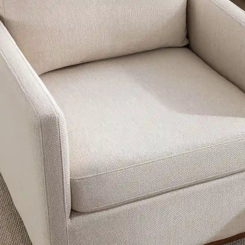 Fauteuil pivotant d'appoint moderne du milieu du siècle pour salon
