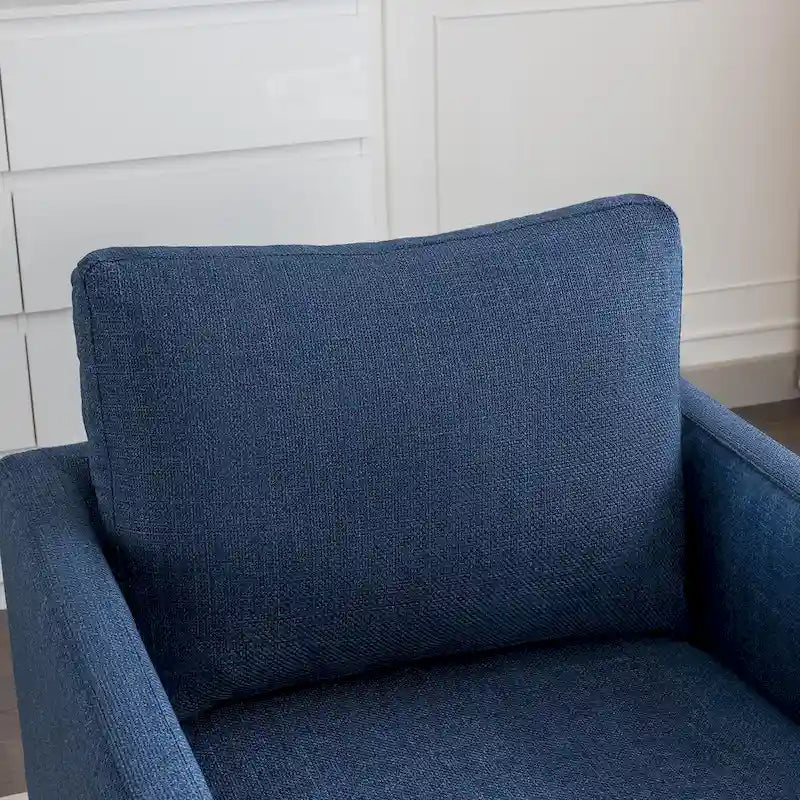 Fauteuil pivotant d'appoint moderne du milieu du siècle pour salon