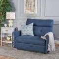 Fauteuil inclinable deux places en tissu moderne avec coussins moelleux par Christopher Knight Home