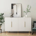 Buffet moderne noir avec rangement, grand buffet cannelé avec étagères réglables, crédence, meuble d'appoint