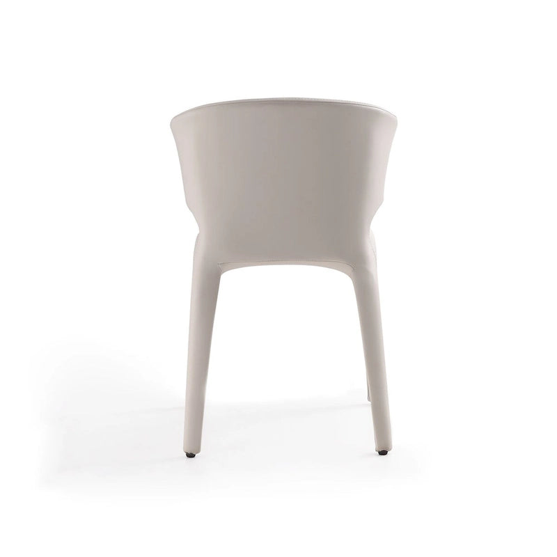 Chaise de salle à manger Carson Carrington Idloken rembourrée en cuir - N/A