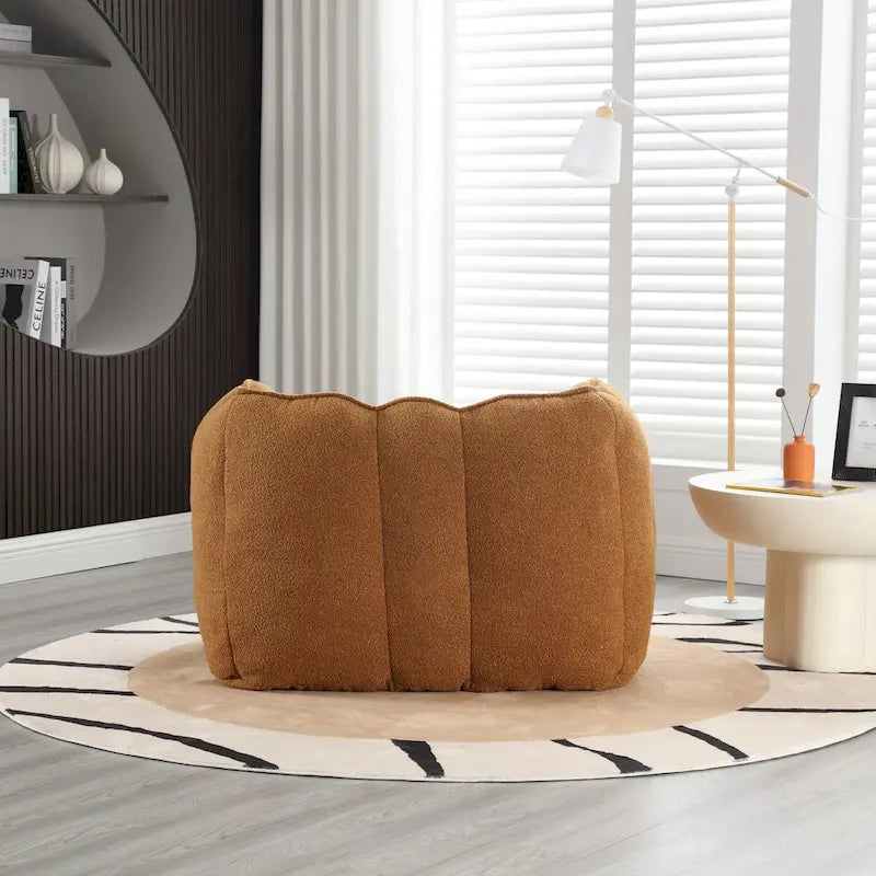 Pouf poire Roomfitters avec rembourrage en mousse haute résilience pour salon