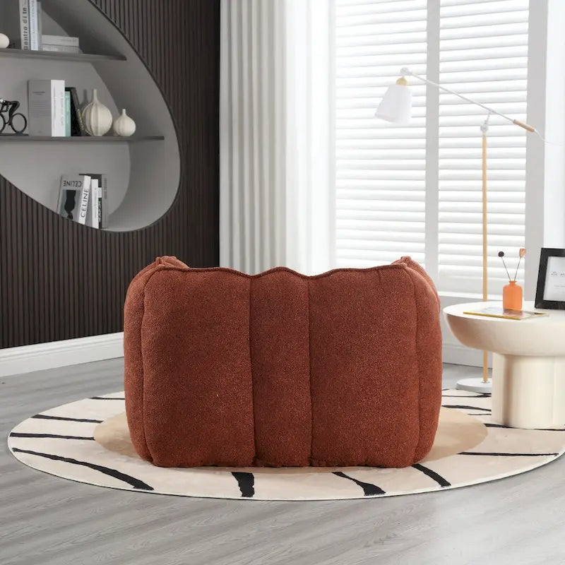 Pouf poire Roomfitters avec rembourrage en mousse haute résilience pour salon